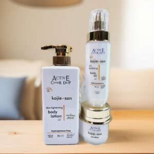 active-caviar-drip-kojie-san-skin-lightening-lotion-3in1-set